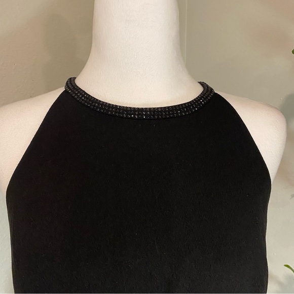 Aidan Mattox black Elegant Sleeveless Evening Gown Dress‎ Size 4 - Picture 5 of 15